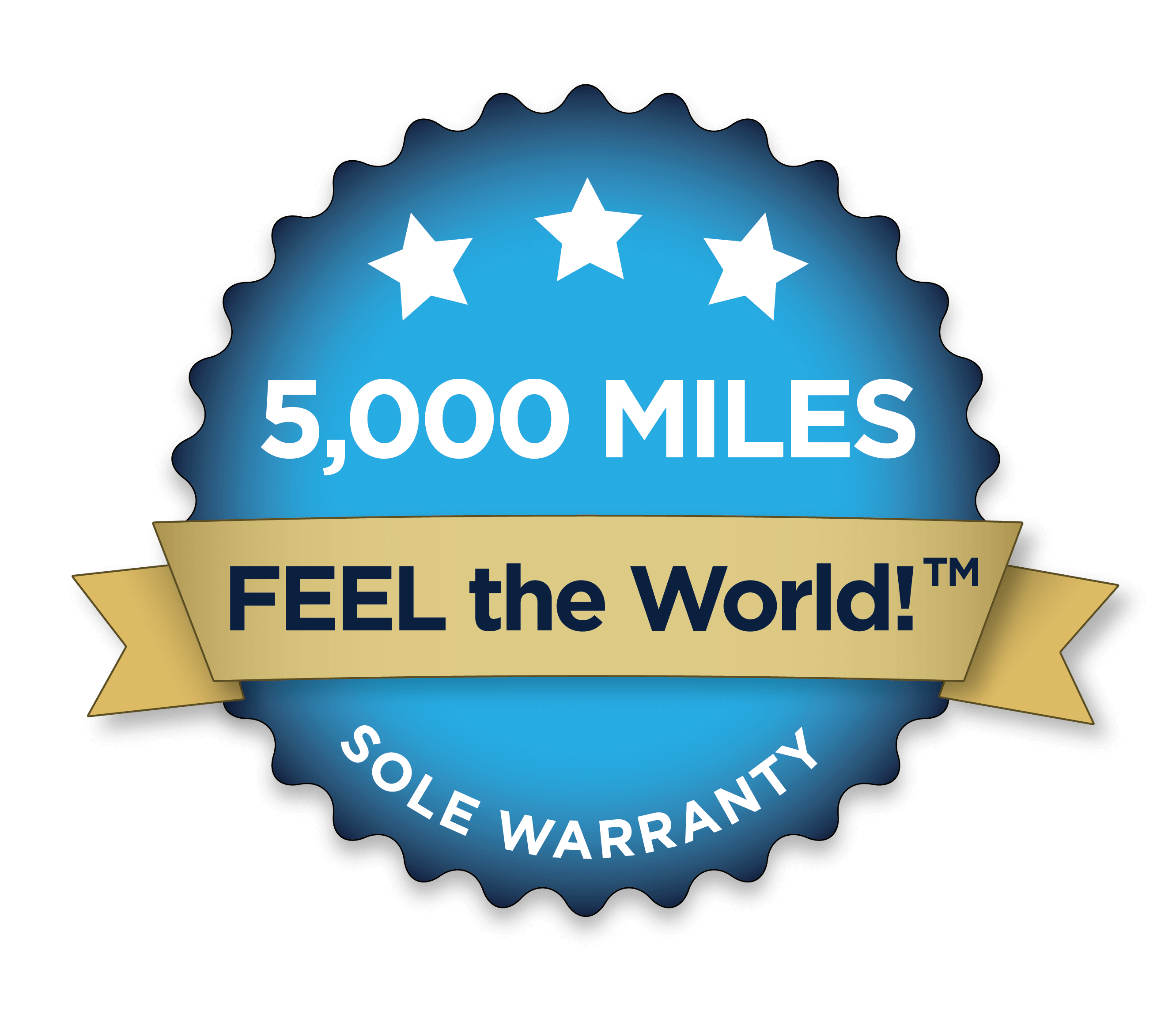5000 Mile Sole Warranty