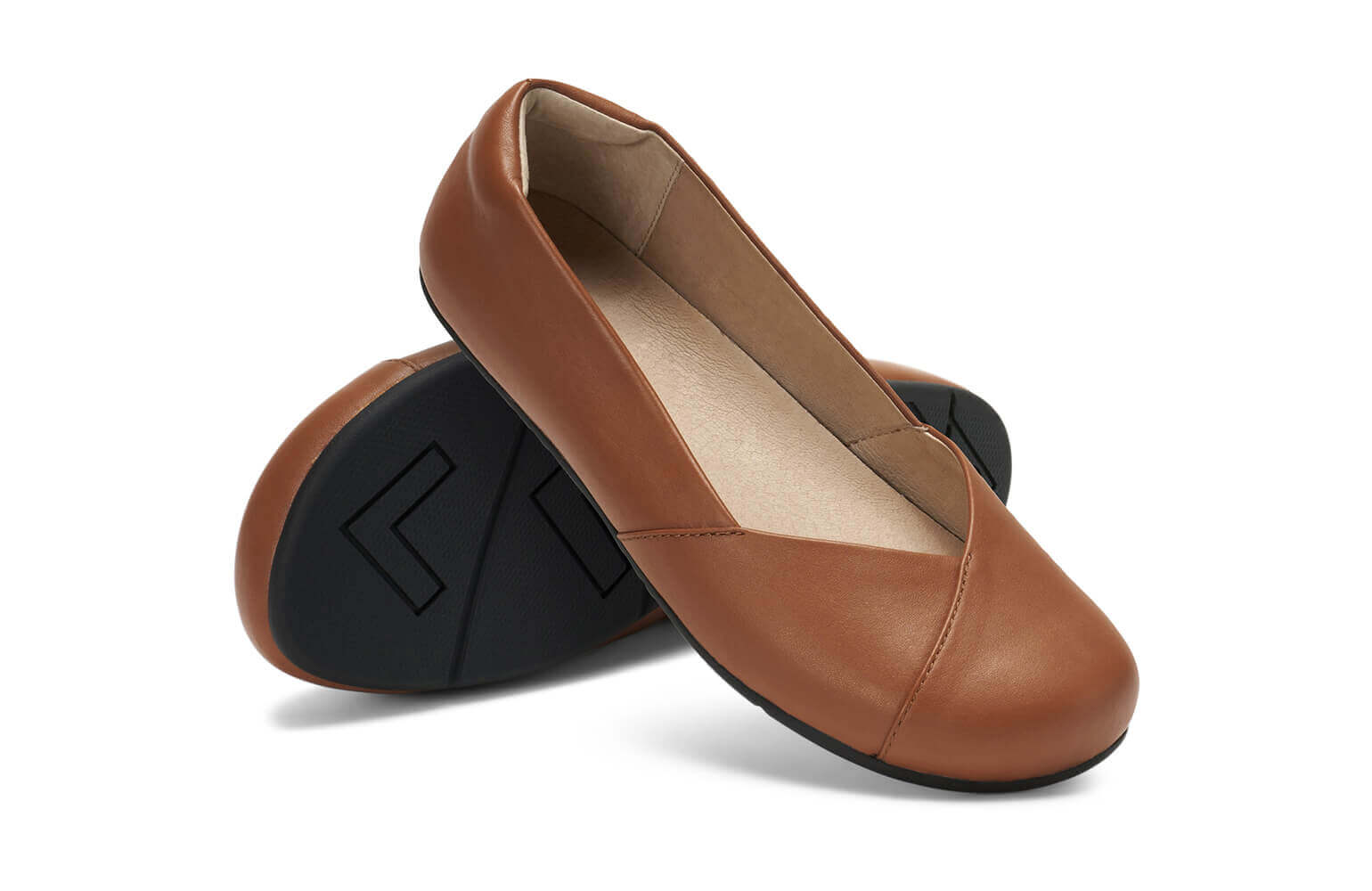 Leather flat shoes outlet