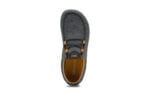 Kona women&#039;s asphalt gray beach-style slip-on shoe with white sole, top view