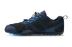 Aqua X men's insignia blue and azure blue water shoes, side view