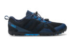 Aqua X men's insignia blue and azure blue water shoes, side view