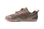 Aqua X women's morel brown and coral pink water shoes, side view