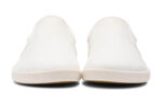 Dillon Canvas Slip-On men&#039;s white casual shoes, front view