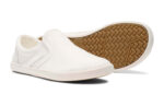 Dillon Canvas Slip-On men&#039;s white casual shoes, angle and sole views