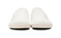 Dillon Canvas Slip-On women&#039;s white casual shoes, front view