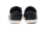Dillon Leather women's black casual shoes, back view