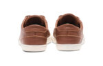 Dillon Leather women's brown casual shoes, back view