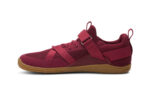 Forza Trainer women&#039;s Tibetan red and gum brown athletic training shoes, side view