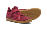 Forza Trainer women&#039;s Tibetan red and gum brown athletic training shoes, angle and sole views
