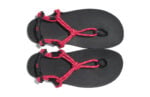 Genesis women&#039;s raspberry red sandals, top view