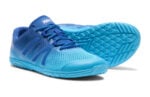 HFS II men's blue gradient athletic shoes, angle and sole views