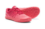 HFS II women's raspberry red athletic shoes, angle and sole views