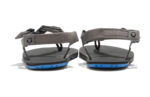 H-Trail men&#039;s gray and blue sandals, back view