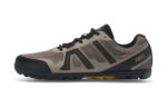 Mesa Trail II men&#039;s gray and black trail running shoes, side view