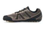 Mesa Trail II men&#039;s gray and black trail running shoes, side view