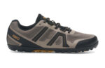 Mesa Trail II men&#039;s gray and black trail running shoes, side view