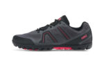 Mesa Trail II women&#039;s asphalt gray and raspberry pink trail running shoes, side view