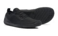 Nexus Knit men&#039;s black athleisure shoes, angle and sole views