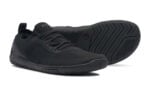 Nexus Knit men&#039;s black athleisure shoes, angle and sole views