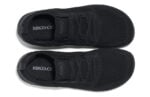 Nexus Knit men&#039;s black athleisure shoes, top view