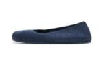 Phoenix Knit women's dark blue casual flats, side view