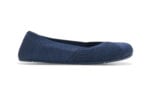 Phoenix Knit women's dark blue casual flats, side view