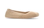 Phoenix Knit women's tan casual flats, side view
