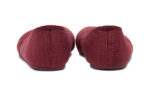 Phoenix Knit women's Tibetan red casual flats, back view