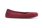 Phoenix Knit women's Tibetan red casual flats, side view