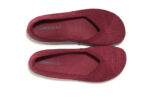 Phoenix Knit women's Tibetan red casual flats, top view