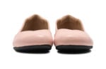 Phoenix Leather women's pink sand dressy flats, front view