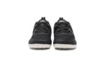 Prio youth black and white athletic shoes, front view