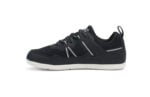 Prio youth black and white athletic shoes, side view