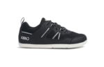 Prio youth black and white athletic shoes, side view