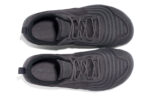 360 men's dark gray workout shoes, top view