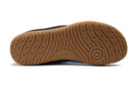 360 men's blue and black workout shoes, sole view
