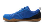 360 men's blue and black workout shoes, side view