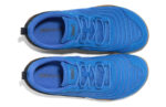 360 men's blue and black workout shoes, top view