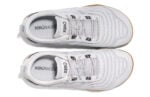 360 men's light gray workout shoes, top view