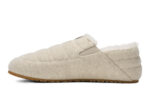 Pagosa Cozy women's marled cream and tan casual slip-on slipper shoe with tan sole left side view
