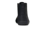 Denver II men’s black leather ankle boot, with black sole and lace-up front, back view
