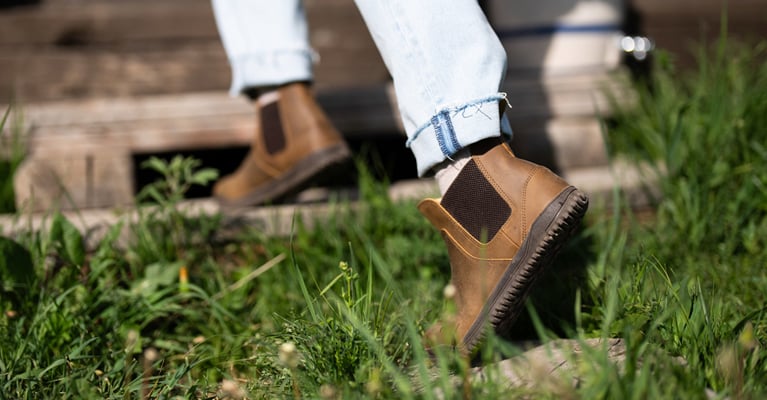Brown Ridgeway Chelsea with green grass